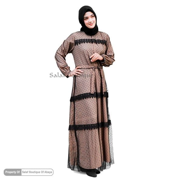 Abaya Kombinasi Brukat Gita Original by Salaf Boutique Of Abaya