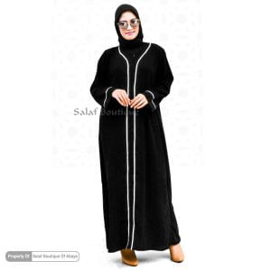Abaya List Panjang Outer Original by Salaf Boutique Of Abaya