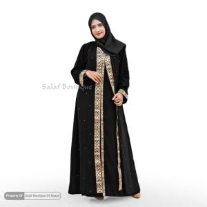 Abaya Kombinasi Rompi Sifon Original by Salaf Boutique Of Abaya