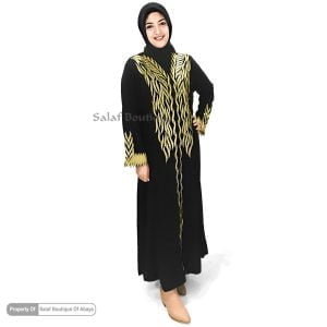 Abaya Bordir Merak New Original by Salaf Boutique Of Abaya