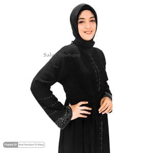 Abaya Dubai Kombinasi Haura Original by Salaf Boutique Of Abaya