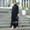 Abaya Turkey Gamis Hitam Turki - Gambar 2