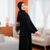 Abaya Hitam Gamis Turkey Bahan Kain Saudi - Gambar 2