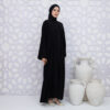ABAYA HITAM TERBARU 2025! Bahan Jetblack Premium - Gambar 7