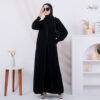 Gamis Hitam Turki | Maxi Dress Muslimah Terbaru | Abaya Turkey - Gambar 9