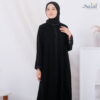 Abaya Ziper Black | by Salaf Boutique Official Shop - Gambar 8