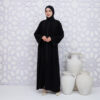 ABAYA HITAM TERBARU 2025! Bahan Jetblack Premium - Gambar 6