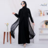 Gamis Hitam Turki | Maxi Dress Muslimah Terbaru | Abaya Turkey - Gambar 8