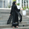 Abaya Turkey Gamis Hitam Turki - Gambar 7