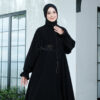Samira Abaya Hitam Turkey Full Klok - Gambar 6