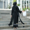 Abaya Turkey Gamis Hitam Turki - Gambar 6