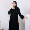 Abaya Ziper Black | by Salaf Boutique Official Shop - Gambar 5