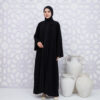 ABAYA HITAM TERBARU 2025! Bahan Jetblack Premium - Gambar 3