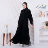 Gamis Hitam Turki | Maxi Dress Muslimah Terbaru | Abaya Turkey - Gambar 5