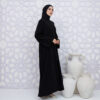 ABAYA HITAM TERBARU 2025! Bahan Jetblack Premium - Gambar 8