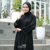 Abaya Turkey Gamis Hitam Turki - Gambar 4