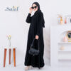 Gamis Hitam Turki | Maxi Dress Muslimah Terbaru | Abaya Turkey - Gambar 4