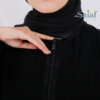 Abaya Ziper Black | by Salaf Boutique Official Shop - Gambar 3