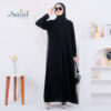 Gamis Hitam Turki | Maxi Dress Muslimah Terbaru | Abaya Turkey - Gambar 3