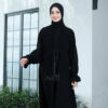 Samira Abaya Hitam Turkey Full Klok - Gambar 10