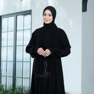 Samira Abaya Hitam Turkey Full Klok
